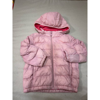 （二手）Uniqlo 嬰幼兒鋪棉連帽外套帽子可拆100cm
