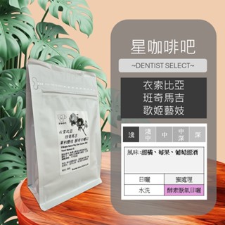 咖啡豆 黑咖啡 單品咖啡 精品咖啡 手沖咖啡 衣索比亞 班奇馬吉 歌姬藝妓 酵素厭氧日曬 星咖啡吧 自家烘焙 半磅