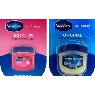 [新到貨] 美國 Vaseline 凡士林 護唇膏 潤唇膏 7g 玫瑰 原味