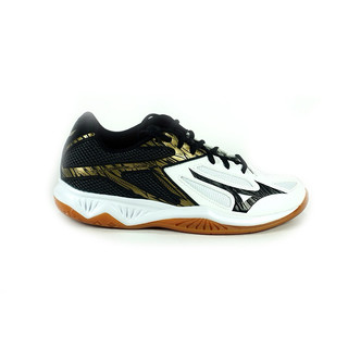 MIZUNO 美津濃】THUNDER BLADE 3 排球鞋/白黑金 V1GA217008