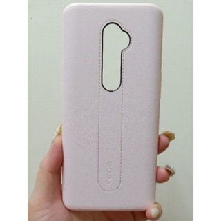 全新 OPPO Reno 2 仿皮 裸粉 原廠手機殼