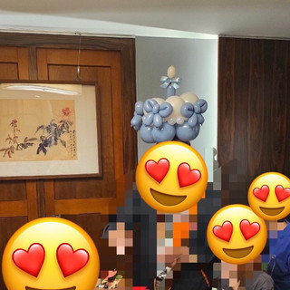 Omo!Omo!ballon 生日蛋糕帽 生日氣球帽