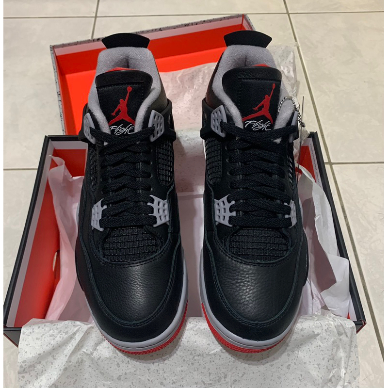 Nike Air Jordan Retro 4 全新 正品 9號 Bred AJ4 Reimagined 四代 黑紅
