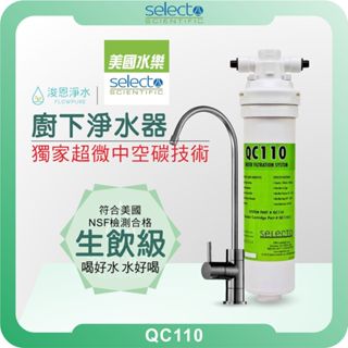 美國原裝進口 水樂 Selecto QC110 中空活性碳淨水器 ( 大流量 大處理水量 濾水器 飲水機 濾芯 濾心 )