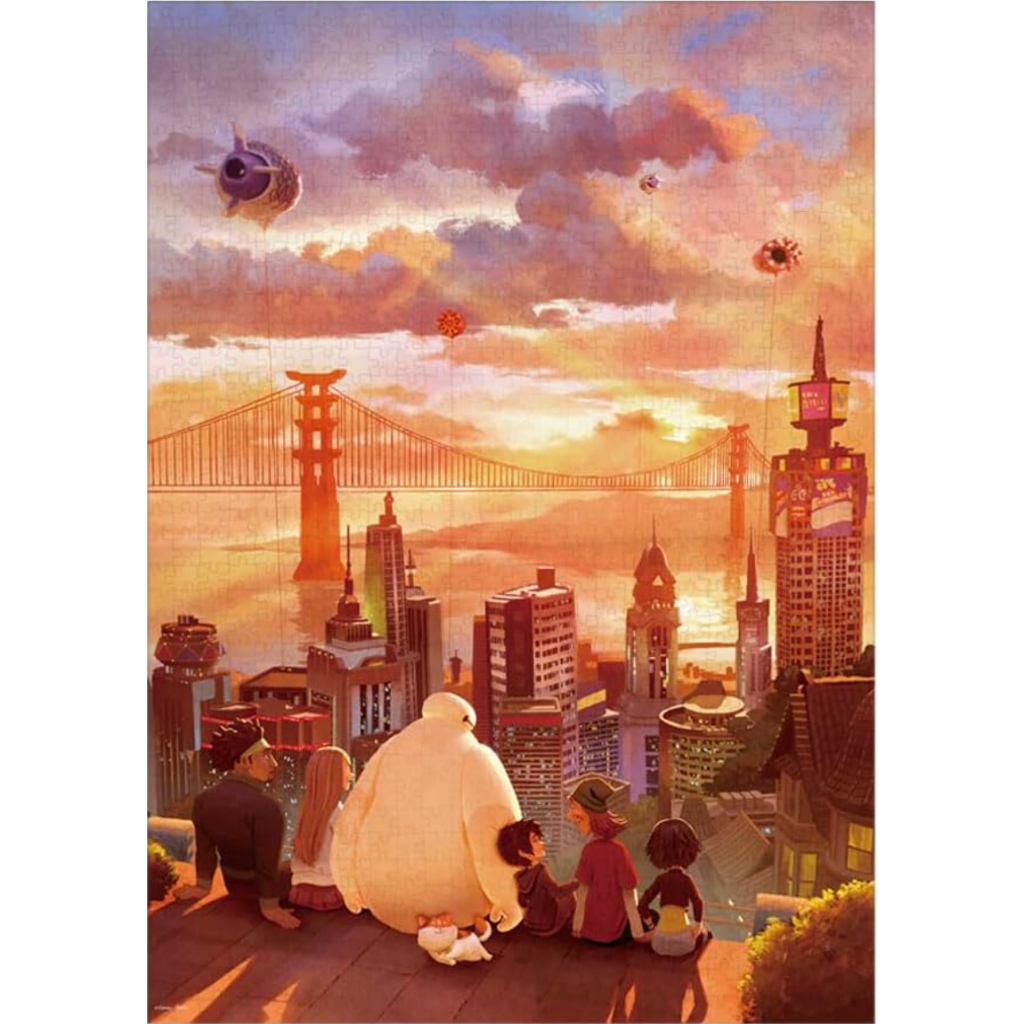 -胖達人-正版現貨有發票 Tenyo 杯麵 Baymax 大英雄天團 大白 漫威 迪士尼 1000 油畫拼圖 拼圖