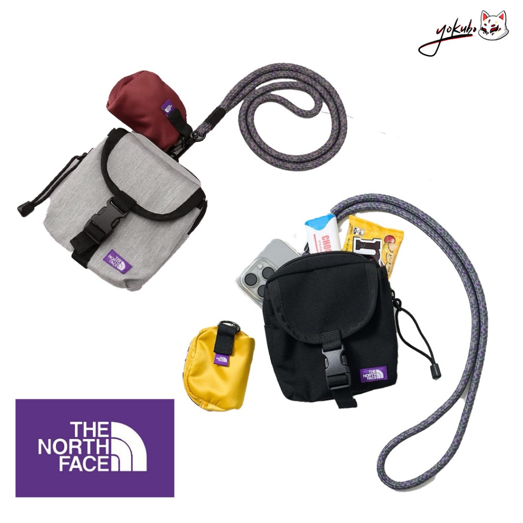 【Yokubo】The North Face 紫標 子母小包 斜背包 腰包