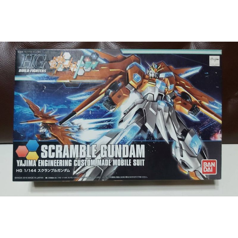 （全新正版現貨）鋼彈創鬥者 HGBF 1/144 SCRAMBLE GUNDAM 争奪鋼彈…僅一盒。