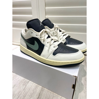 NIKE W AIR JORDAN 1 AJ1 低筒 休閒鞋 DC0774-001 翡翠白 US11.5 28.5cm