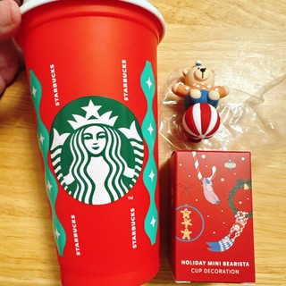 <木木·仕事部屋 Mu Mu Studio> Starbucks 星巴克 聖誕節 隨行杯 冷水杯 水杯 嘉年華 吸管套