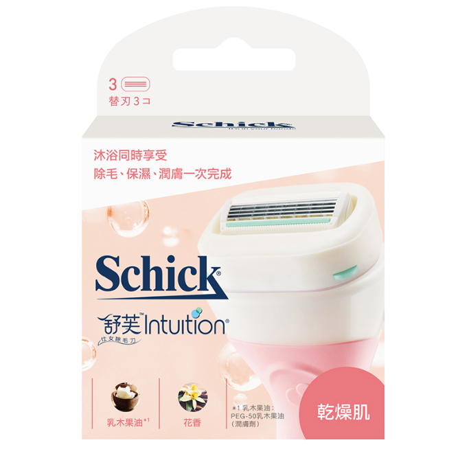舒適Schick舒芙仕女除毛刀片3PC片 x 1【家樂福】