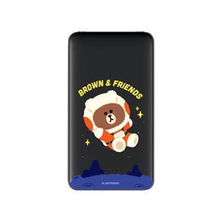 【TOYSELECT】LINE FRIENDS經典-太空裝熊大雙線快充10000mAh行動電源