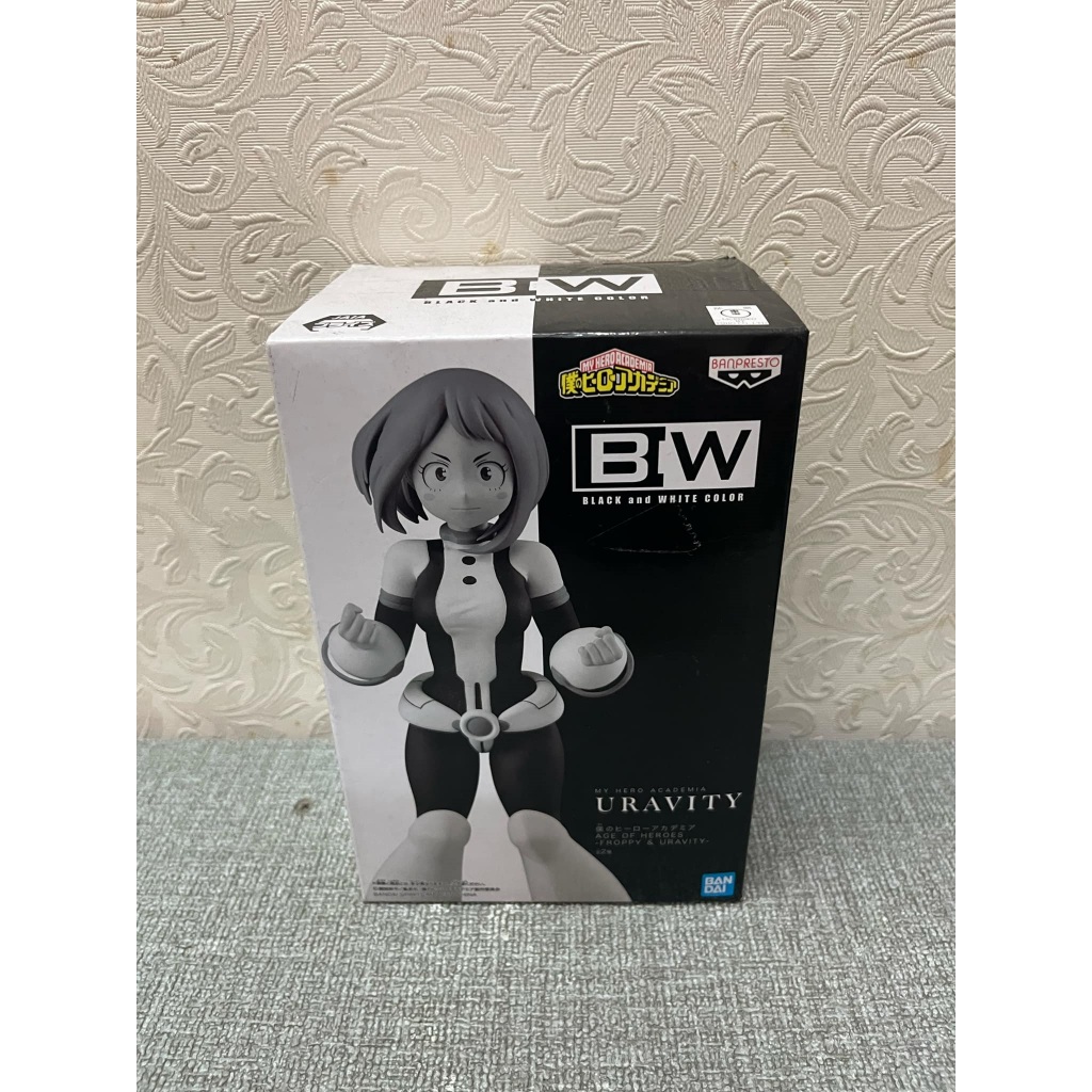 日本正版 麗日 BW Uravity 我英 我的英雄學院 麗日御茶子 黑白版 公仔 景品