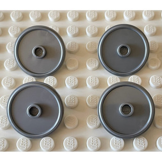 LEGO樂高 二手 城堡系列 圓盾 盾牌 平光銀色 91884