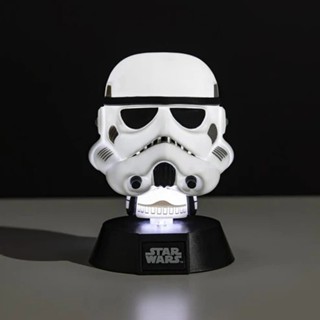 【Paladone UK】星際大戰 STAR WARS 電影 白武士風暴兵頭盔 面具小夜燈 ICON系列