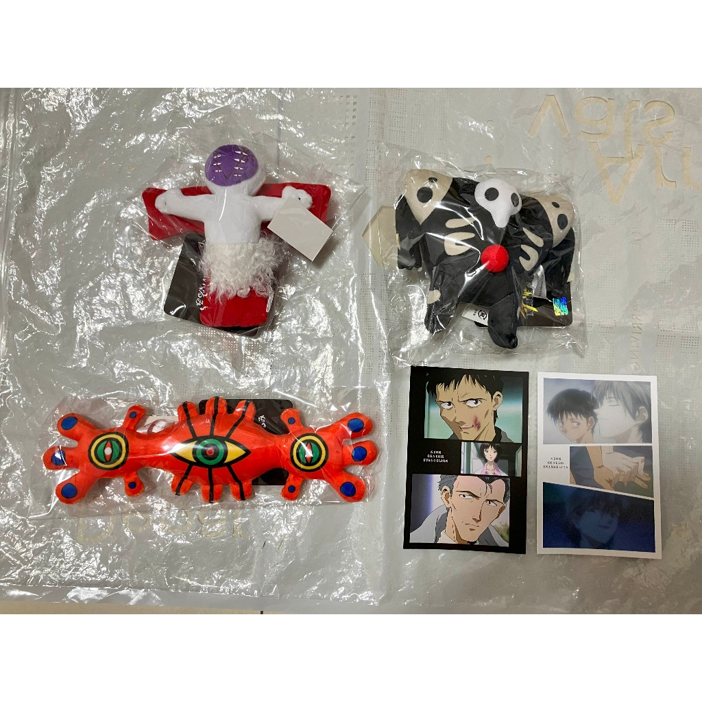 新世紀福音戰士 EVA STORE 使徒 水天使 空天使 莉莉絲 布偶 玩偶 絨毛娃娃 週邊 娃娃 明信片 卡片