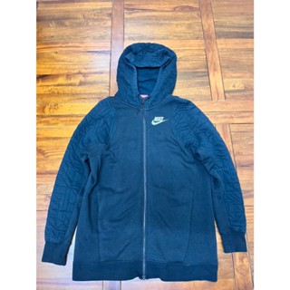 【NIKE 連帽外套】超經典絕版輕薄舒適HOODY 連帽外套 特殊花紋袖