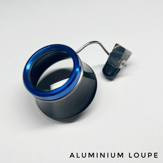 aluminium loupe 鋁合金放大鏡 10x 15x 夾式 眼鏡夾 鐘錶維修 精密零件 模型 電子 維修工具