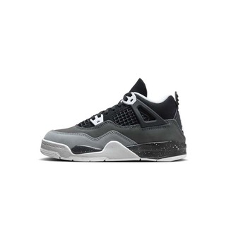 Air Jordan 4 Retro "Fear" PS 2024 恐懼 黑白 中童 FV4537-002