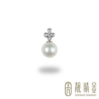 【靚睛金珠寶】珍珠墜子 天然珍珠 18K金