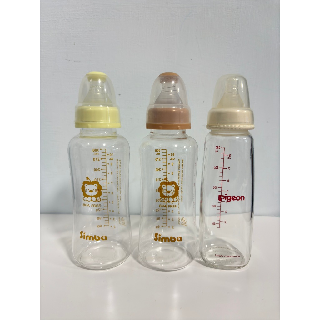 小獅王 貝親 玻璃奶瓶 300ML 240ML