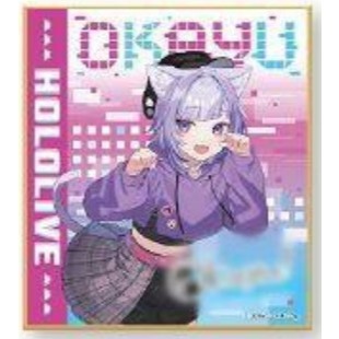 【WAT現貨】hololive 日本全家限定 貓又小粥迷你色紙 色紙 含複製簽名 貓又小粥 gamers