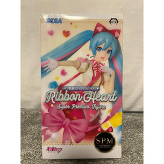 （外盒損傷、內容全新）SEGA SPM VOCALOID 初音未來 Miku 初音 Ribbon Heart 公仔 模型