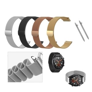 【米蘭尼斯】適用 華為 Watch GT 5 46MM GT5 Pro 46mm 錶帶寬度22mm手錶磁吸 不鏽鋼 錶帶