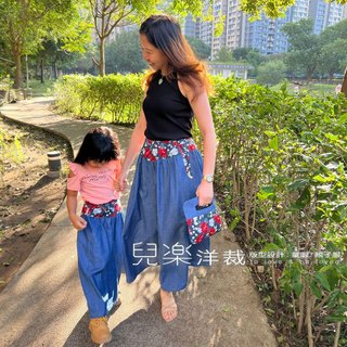 ✨台灣設計師✨ 繁中紙型 多段疊板 親手友善 輕鬆帶你完成 蒔花親褲裙