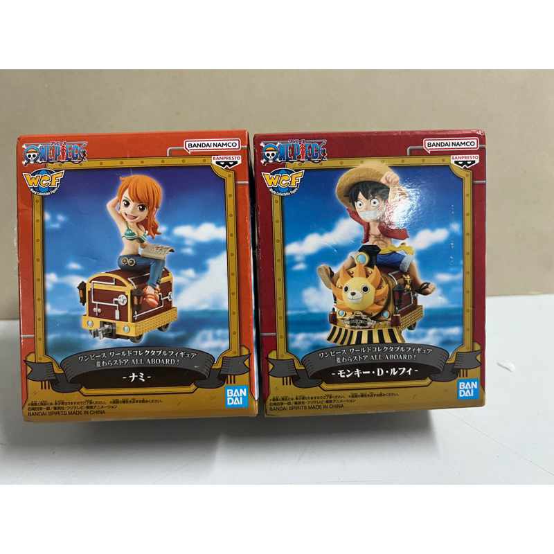 免運全新現貨 日本草帽商店限定 日版 金證 海賊王 WCF 小火車 all aboard 火車 娜美魯夫索隆羅賓布魯克