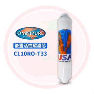 ❤️頻頻小舖❤️ OMNIPURE 安濾普 小T33後置活性碳濾芯 / 活性碳濾心 / 後置濾心 美國原裝進口 公司貨