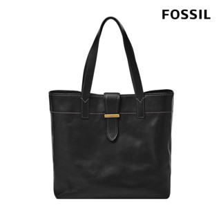 【FOSSIL 官方旗艦館】Tremont 義大利真皮皮革托特包-黑色 ZB1826001