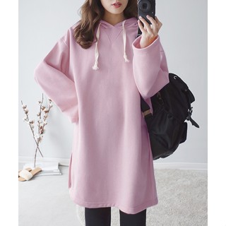 「M~XL。臺灣現貨」4色 三角羅紋 長版連帽上衣 (P1282)