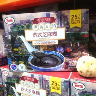 COSTCO 好市多 香港 Torto 即溶港式芝麻糊 40公克 36包 箱購 港式 芝麻糊 即溶 芝麻 黑芝麻 素食