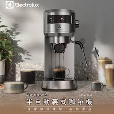 【Electrolux 伊萊克斯】極致美味500 半自動義式咖啡機/ 極簡冰河銀觸控款(E5EC1-51ST二手)