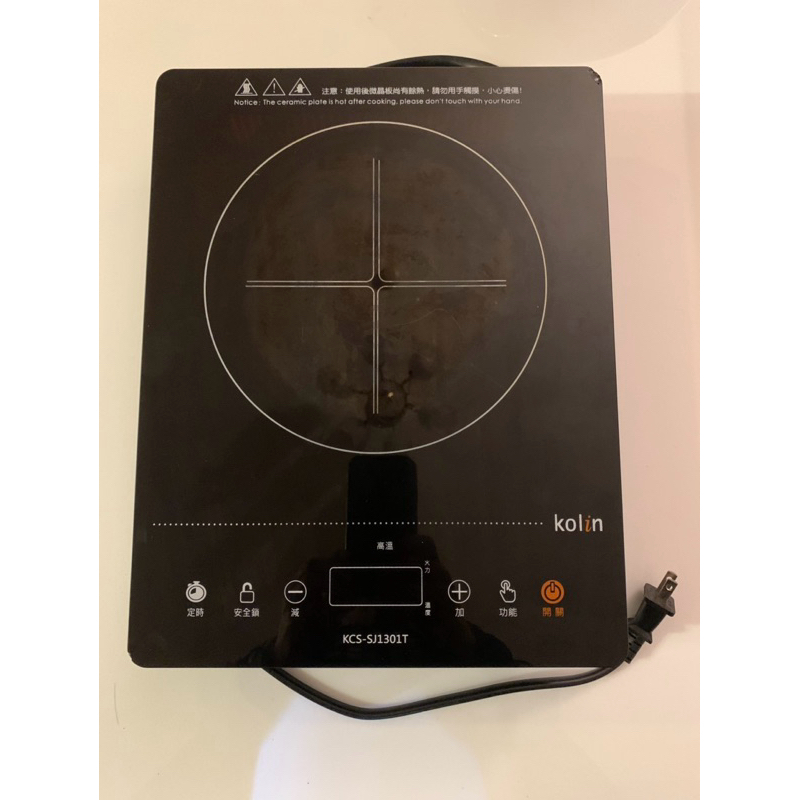 歌林 Kolin KCS-SJ1301T不挑鍋觸控式電陶爐