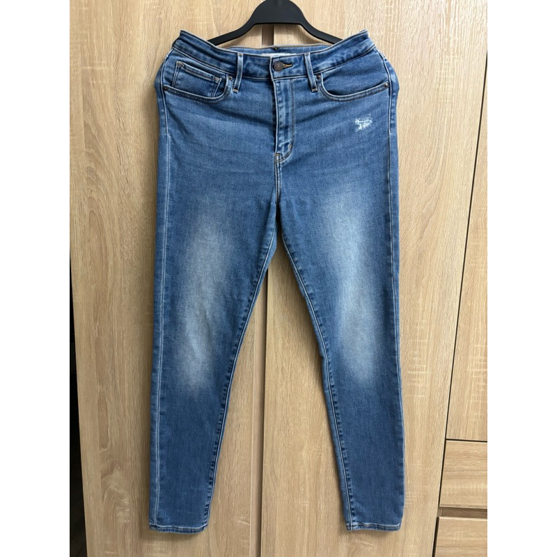 95新Levis 721 High Rise skinny刷毛牛仔褲29碼