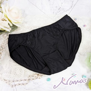 【露娜斯Nunas】純色夢境。涼爽透氣吸濕排汗貼身包臀 M L XL 三角內褲 P6182 臺灣製 黑