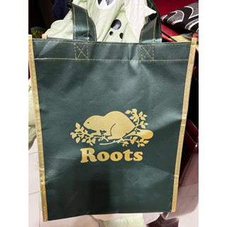 ROOTS 50週年 購物袋 環保袋 VIP 提袋 紀念 限定版 璀璨金購物袋