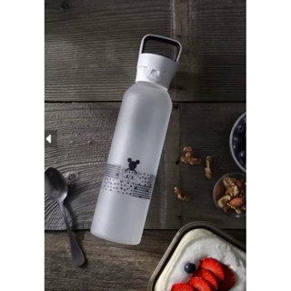 康寧 Corelle Brands 防爆玻璃提把隨行X杯 550ml Flip系列 塗鴉風米奇款