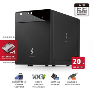 PROBOX HF7-SU31C USB 3.1 Gen-II 3.5/2.5吋 四層式儲存硬碟外接盒