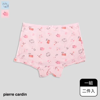 【pierre cardin 皮爾卡登】女童莫代爾印花平口褲(二件入)-SC142212
