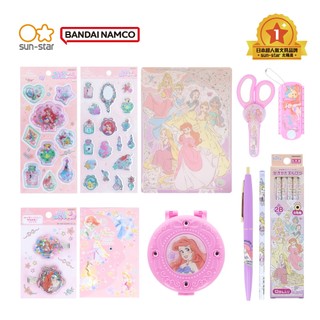 【sun-star】迪士尼公主 寶石閃亮文具組 11樣商品 (款式隨機出貨)(日本進口台灣現貨) 禮包組 福袋 迪士尼