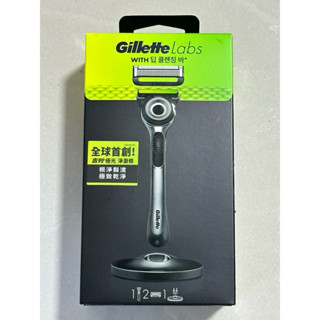 全新 Gillette吉列 極光刮鬍刀1刀架2刀頭1底座 1組