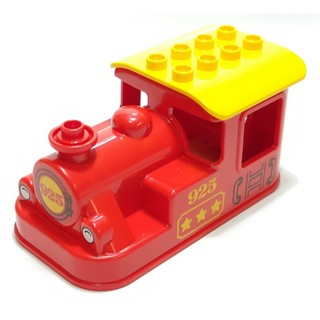 【得寶Duplo】火車車頭 車廂+車蓋 (只有車體) 絕版品 10874 交通工具 大顆粒 積木 [正版LEGO]