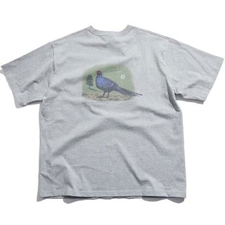 UNDER PEACE 24AW MIKADO PHEASANT / TEE 帝雉 短T (麻灰色) 化學原宿