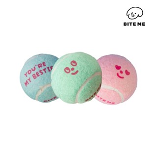 ALIENPAW｜韓國BITE ME造型發聲玩具 馬卡龍網球 貓用 犬用 貓狗通用 寵物玩具 發聲玩具 造型玩具