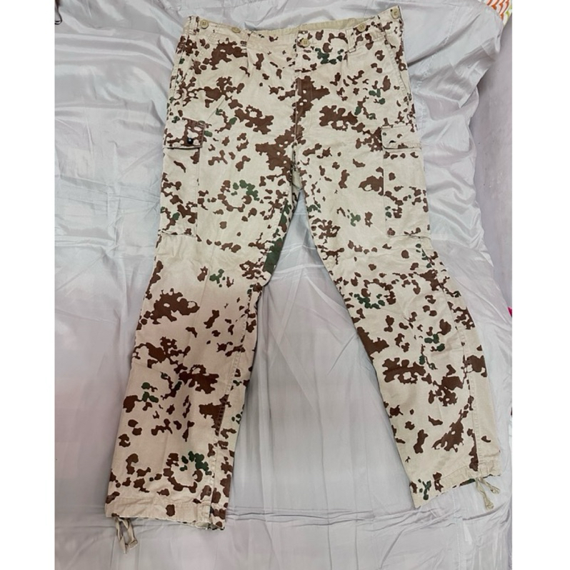 《豬豬軍部隊》德軍 中古沙漠熱帶迷彩褲 fleckdesert 德國 公發 大尺碼 沙漠迷彩 野戰褲