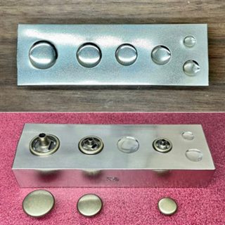 【日本 OKA factory 岡製作所】六合一底座 鉚釘 四合扣 金屬扣 安裝底座 皮革工具