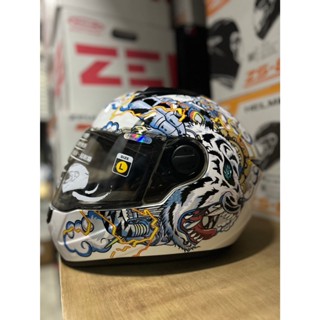 ZEUS ZS-811 限量彩繪 AL65 猛虎 亮光 臺中倉儲安全帽 全罩式安全帽 平價 ZS811