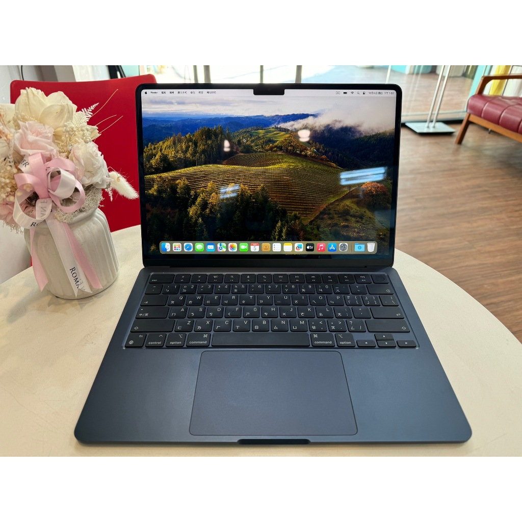 【艾爾巴二手】MacBook Air 2022 M2/8G/512G 13吋 午夜色#二手筆電#漢口店 6X3QP